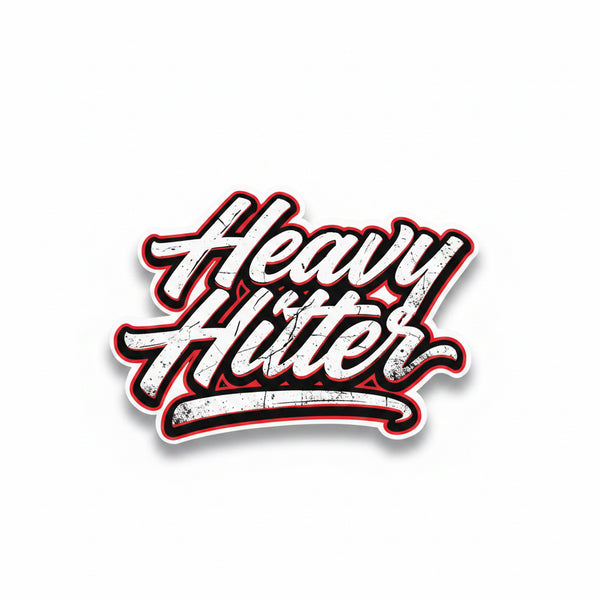 Heavy hitter sticker
