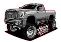 Duramax/heavy hitter sticker