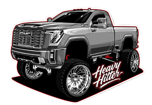 Duramax/heavy hitter sticker