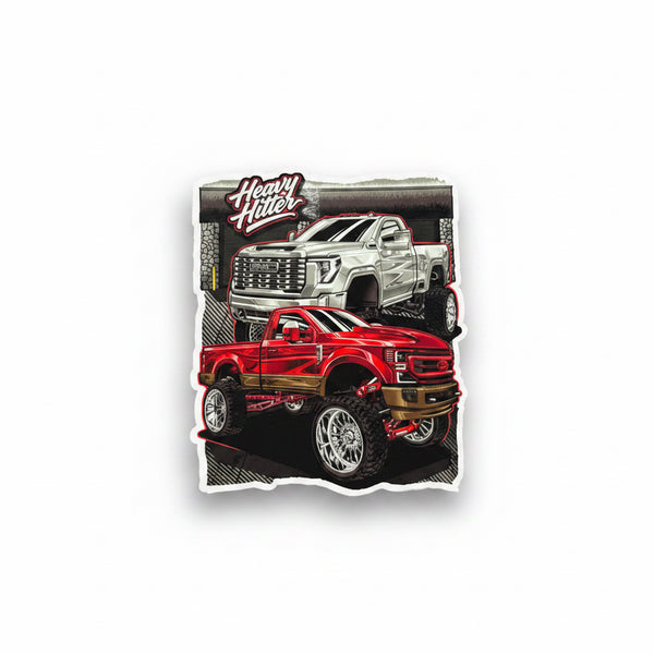 Corner window decal
