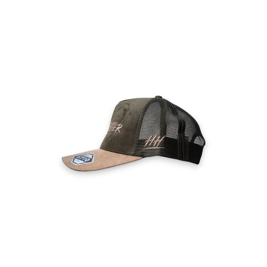 Heavy Hitter Olive Green / Beige Hat